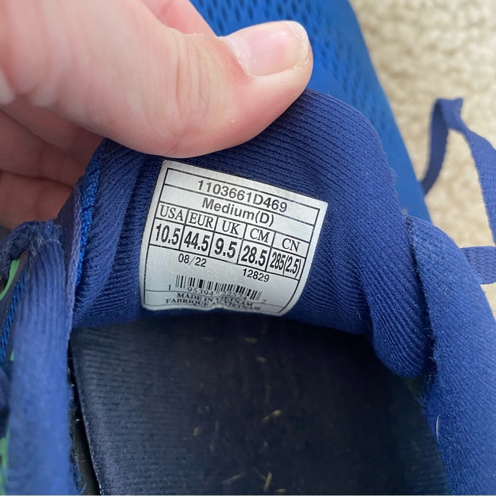 Brooks Men's Adrenaline GTS 22 Blue Running Shoes Size 10.5 - Picture 10 of 10